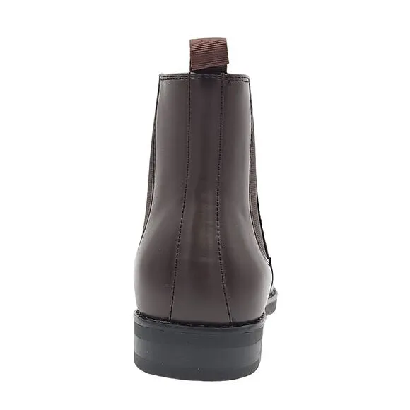 Alfani Men Luka 2 Pull On Chelsea Boots Size US 8M Brown Faux Leather