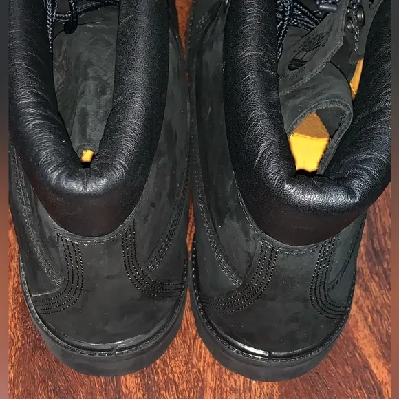 All black Timberland boots size 12 premium