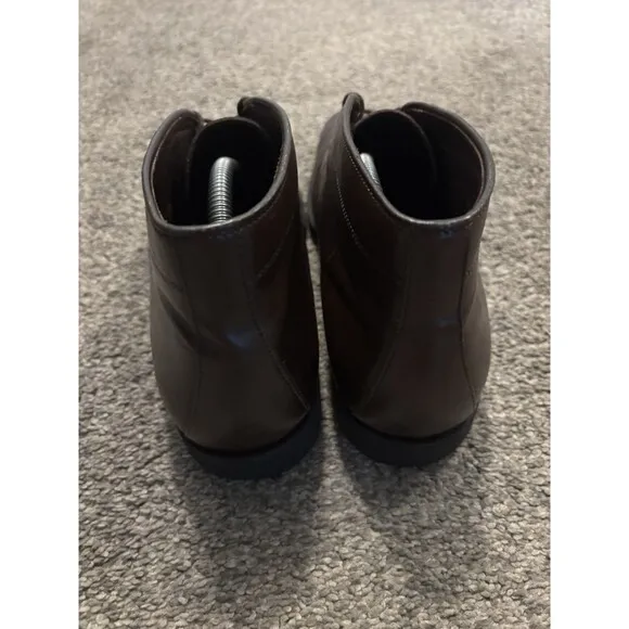 Allen Edmonds Calhoun Brown Soft Leather Chukka Dress Boots Men Size 9.5 D