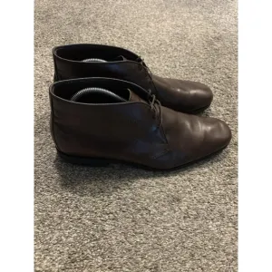 Allen Edmonds Calhoun Brown Soft Leather Chukka Dress Boots Men Size 9.5 D