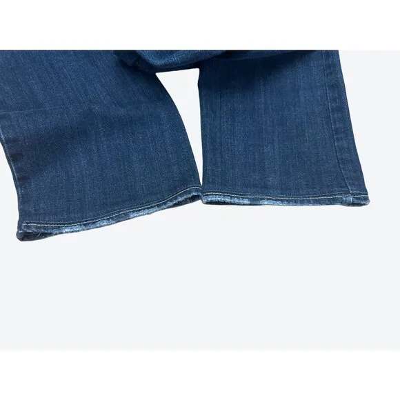 American Eagle Outfitters Straight Leg Stretch Denim Blue Jeans Size 10 Cotton
