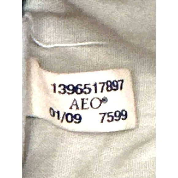 American Eagle Outfitters Straight Leg Stretch Denim Blue Jeans Size 10 Cotton