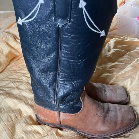 Anderson Bean Cowboy‎ Western Boots! Size 5.5 Youth/ 7 women great shape