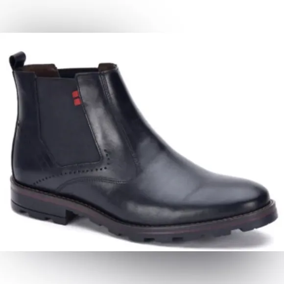 Andrea Men, leather boots, size 7