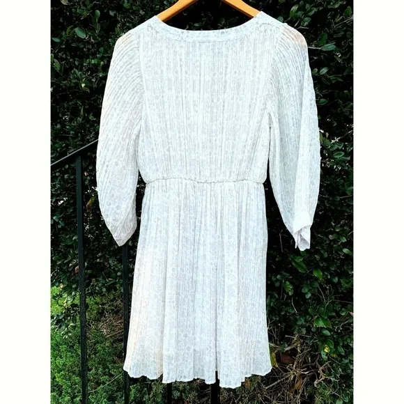 Anine Bing pleated floral dress