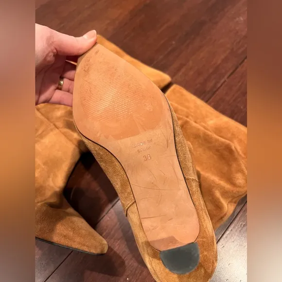 Anthropologie ANGEL ALARCON Suede Slouch Boots