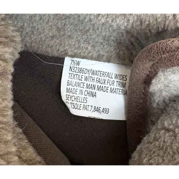 Anthropologie Seychelles Fold Down Faux Fur Lined Combat Boot Taupe 7.5 Wide