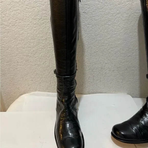 ANYA Ponorovskaya NYC boots women size 38 patent