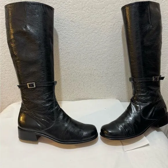 ANYA Ponorovskaya NYC boots women size 38 patent