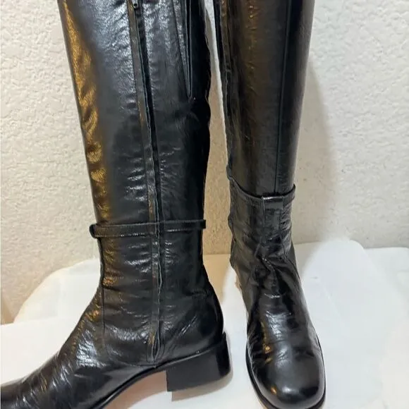 ANYA Ponorovskaya NYC boots women size 38 patent