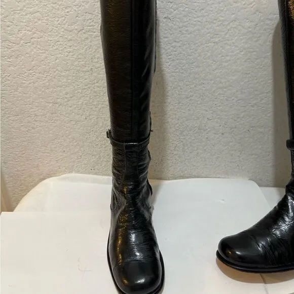 ANYA Ponorovskaya NYC boots women size 38 patent