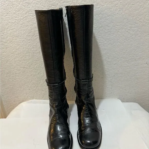ANYA Ponorovskaya NYC boots women size 38 patent