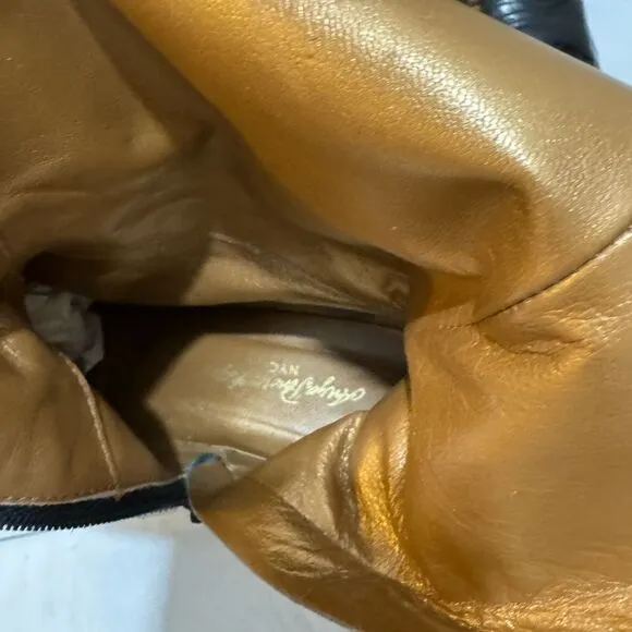 ANYA Ponorovskaya NYC boots women size 38 patent