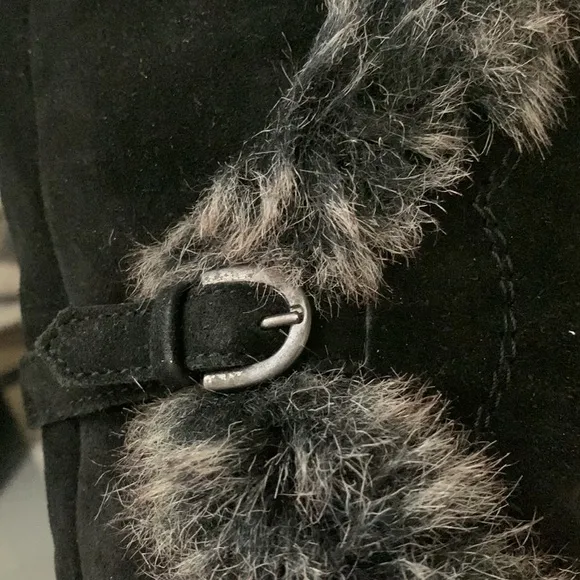 AQUATALIA by Marvin K/ ITALIAN Tall Fur Lined Suede Platform Wedge Boots
