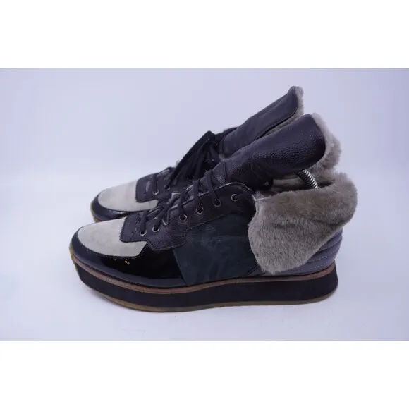 Aquatalia Jacinda Boots Genuine Sheep Fur Lined Weatherproof Women’s 7.5 EUC