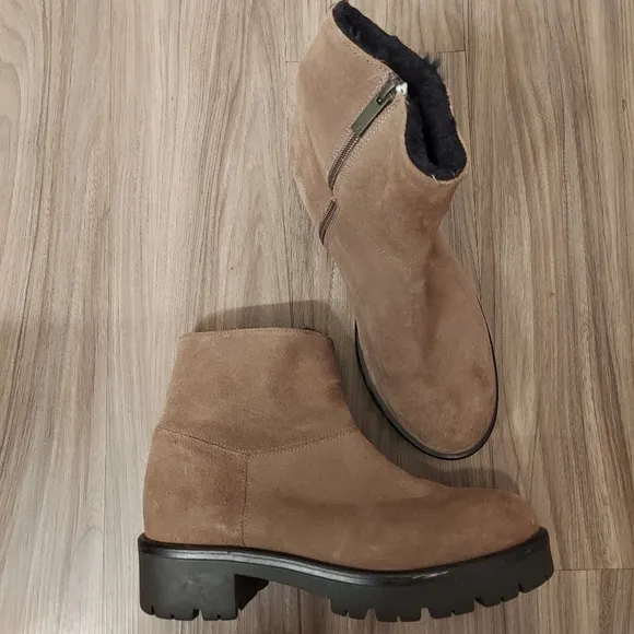 Aquatalia jayla waterproof faux fur lined boots