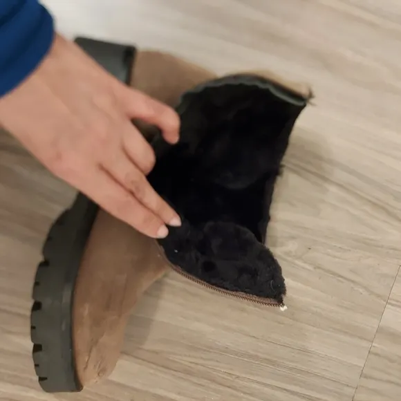 Aquatalia jayla waterproof faux fur lined boots