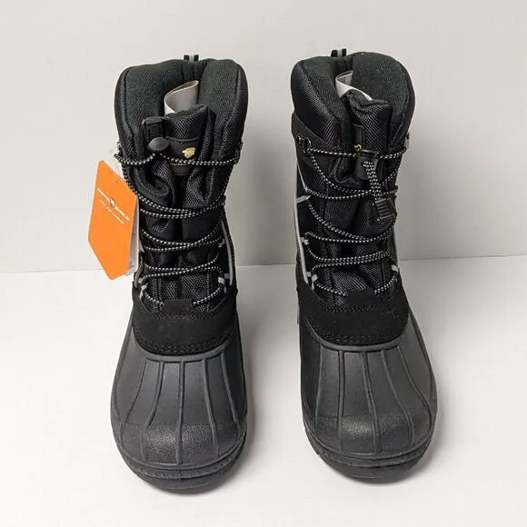 Arctic Shield Waterproof Insulated Winter Boots, Black, Men's 7 M