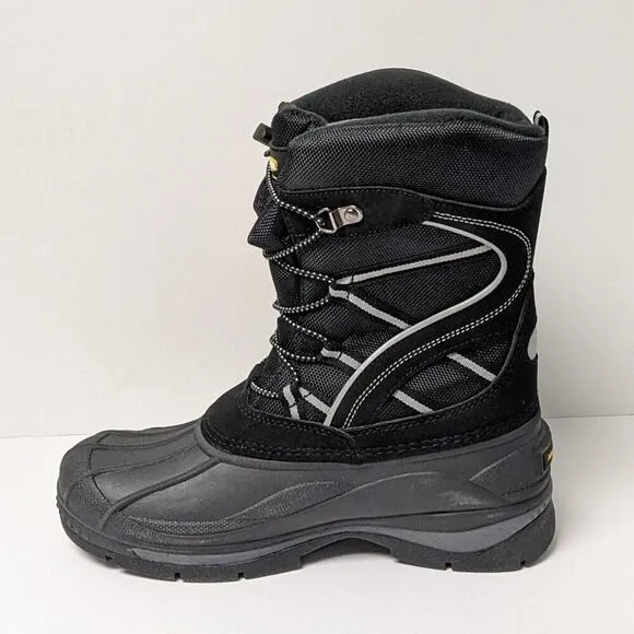 Arctic Shield Waterproof Insulated Winter Boots, Black, Men's 7 M