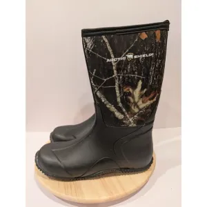 Arctic Shield Waterproof Rubber Neoprene Outdoor Boots Mens 12 M Woodland Camo