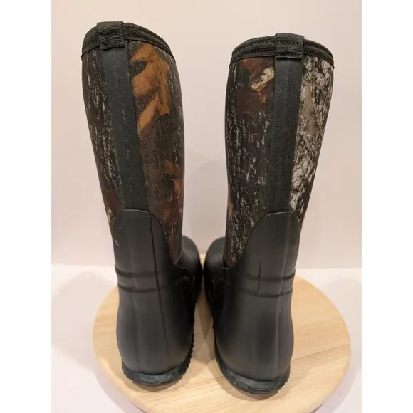 Arctic Shield Waterproof Rubber Neoprene Outdoor Boots Mens 12 M Woodland Camo