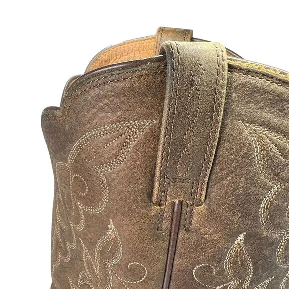Ariat 15729 Heritage Western J Toe Tan Brown Leather Boots Sz 9.5B Women