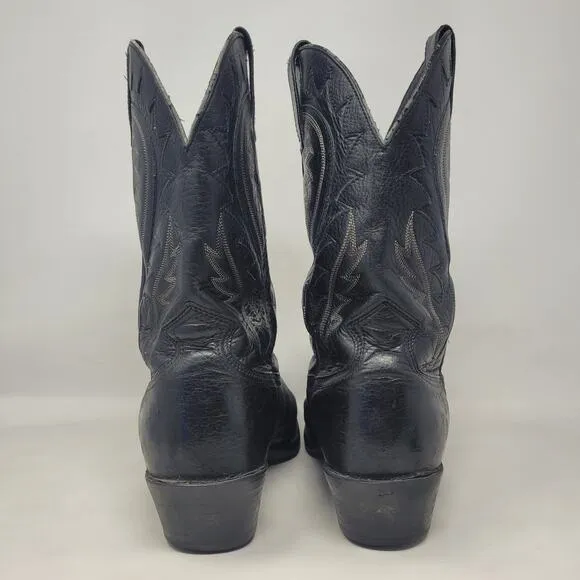 Ariat Boots Men 11D Black Deertan Leather Western Cowboy Legend Phoenix 10010938