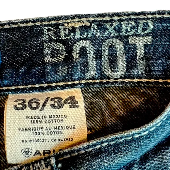 Ariat Denim For Men Relaxed Boots Size 36/34 in excellent condition.