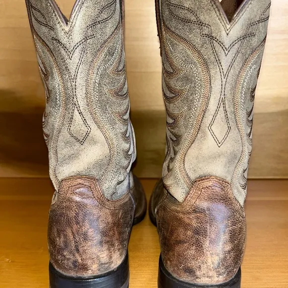 Ariat Men's Brown Leather Cowboy Boots Sz 7.5