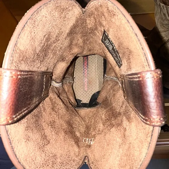 Ariat Men's Brown Leather Cowboy Boots Sz 7.5