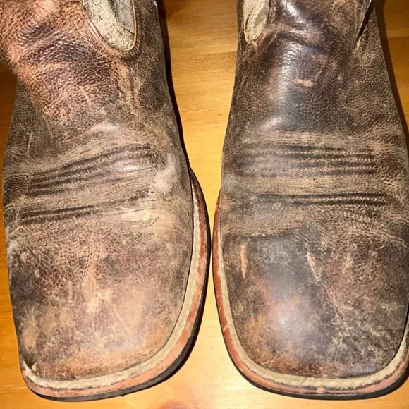 Ariat Men's Brown Leather Cowboy Boots Sz 7.5