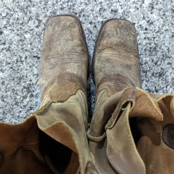 Ariat Rambler Men's Western Boots, Earth/Bomber Brown