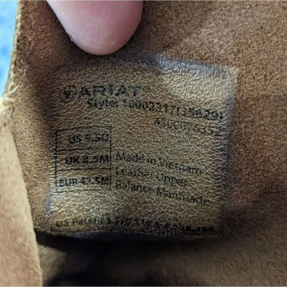 Ariat Rambler Men's Western Boots, Earth/Bomber Brown