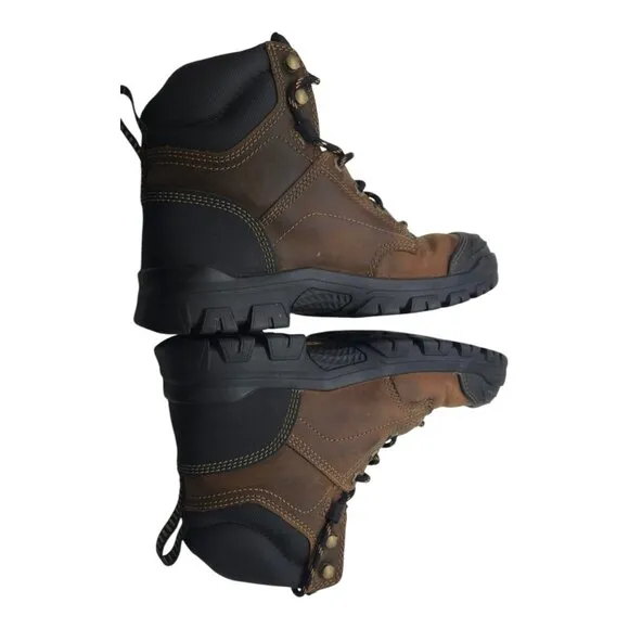 Ariat Shoes Men 8D Brown Treadfast 6” Soft Toe Work Boot Gorpcore 10034672