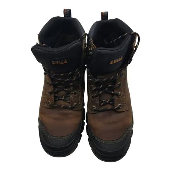 Ariat Shoes Men 8D Brown Treadfast 6” Soft Toe Work Boot Gorpcore 10034672
