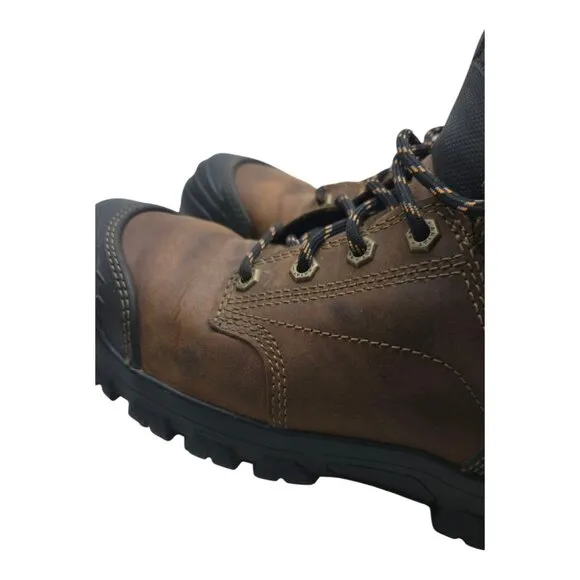 Ariat Shoes Men 8D Brown Treadfast 6” Soft Toe Work Boot Gorpcore 10034672