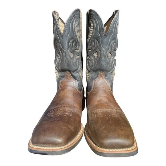 Ariat Sport Fresco VenTEK Square Toe Cowboy Boot Men size 14 EE Wide