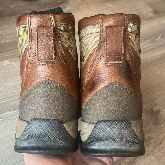 Ariat Traverse Hi H2O Hiking Work Waterproof Insulated Leather Mossy Oak Men 9.5