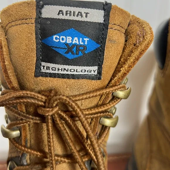 Ariat Workhog 8” Waterproof Leather Work Boots Size 10EE