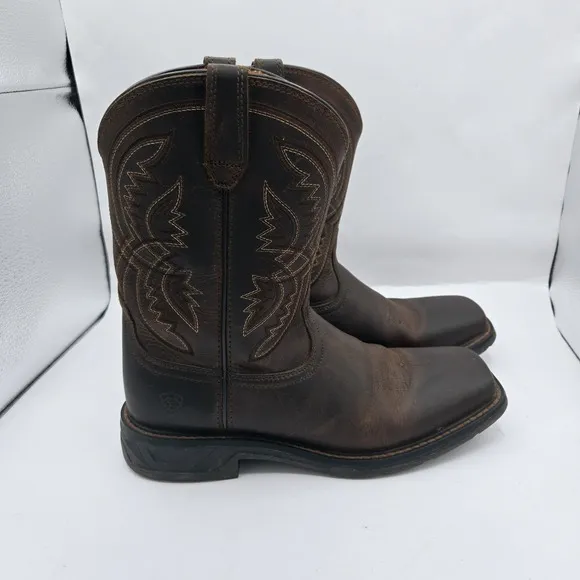 Ariat Workhog XT Coil Boots Kids Size 6 Men 6 Women 7.5 Brown Leather 10042412