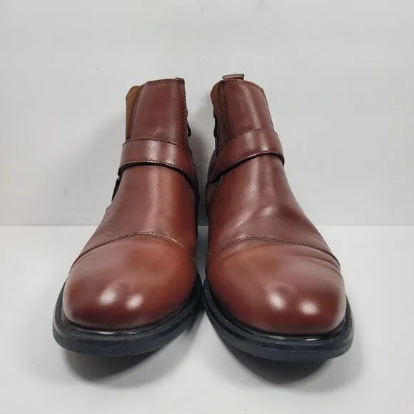 Arkbird Men's Brown Leather Ankle Boots FZN2019812 US Size 10