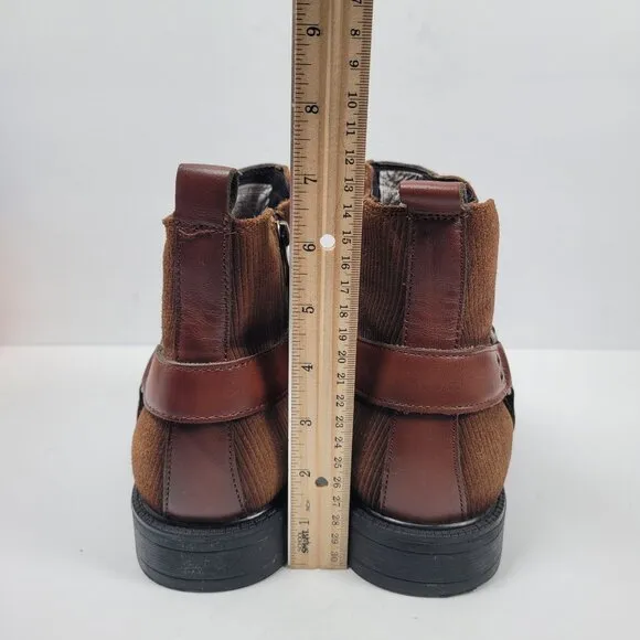 Arkbird Men's Brown Leather Ankle Boots FZN2019812 US Size 10