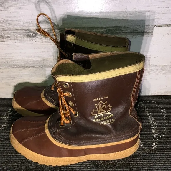 Artic pack sorel Kaufman made in Canada boots winter/rain boots roughly size 11‌