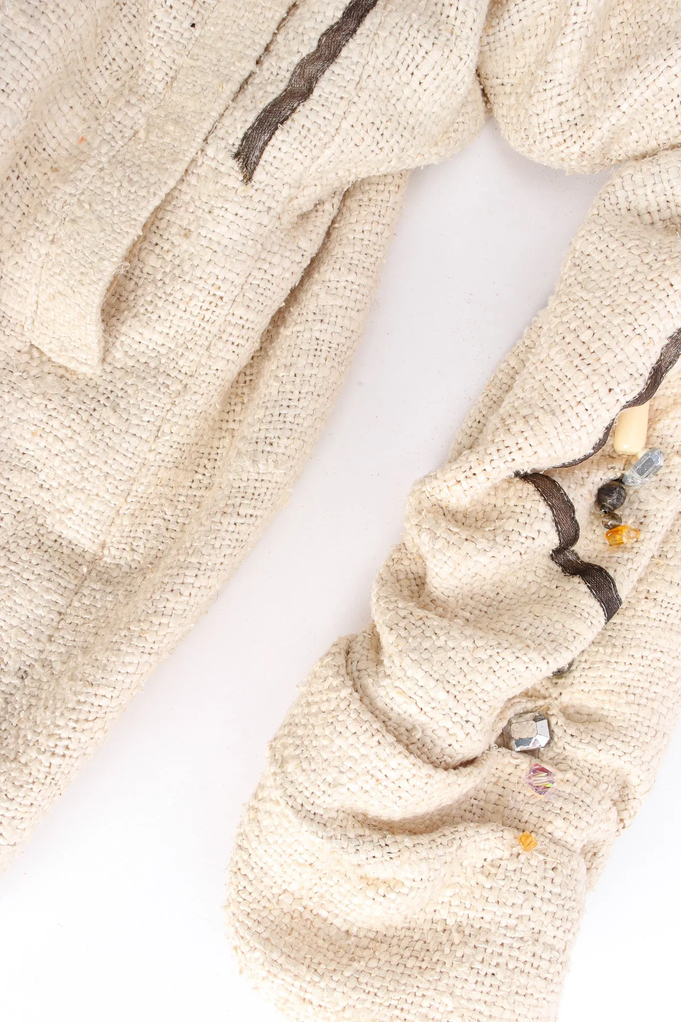 Artisanal Leather Fur Patchwork Jacket