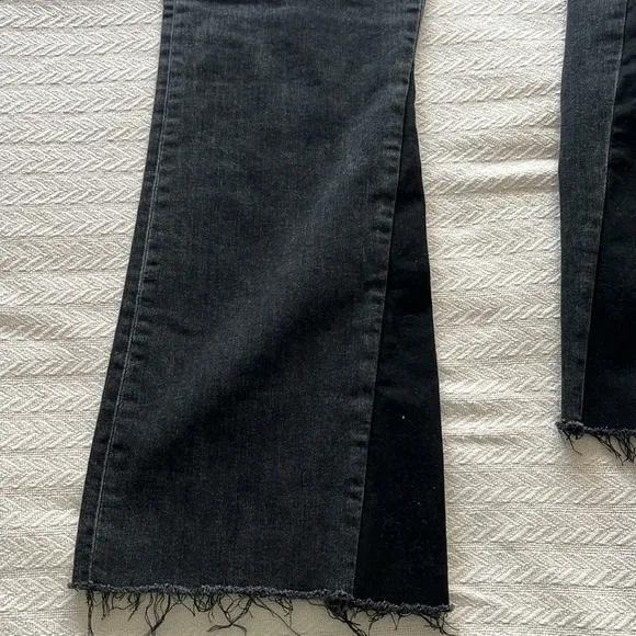 ASKK NY The Geek High Rise Crop Flare Jeans 32 Made in US