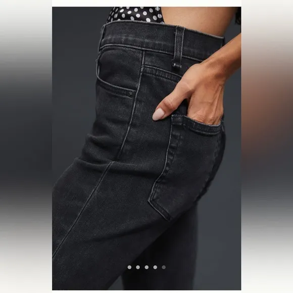 ASKK NY The Geek High Rise Crop Flare Jeans 32 Made in US