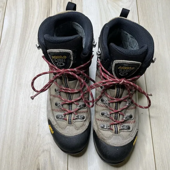 ASOLO Fugitive GTX Hiking Boot Gore-Tex Insulated Wool Black Mens Size 10.5