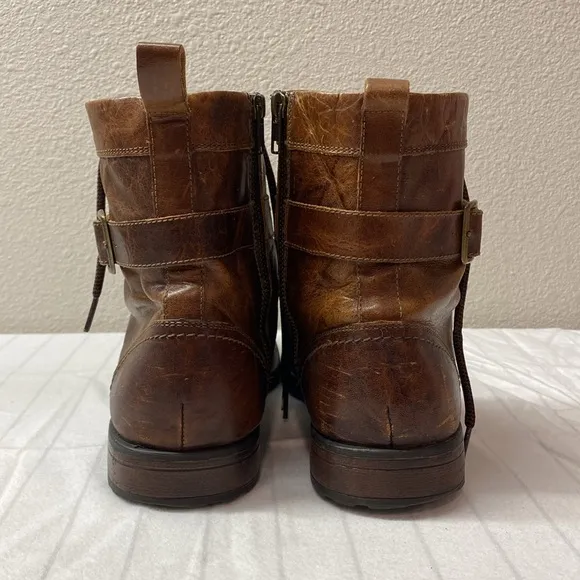 Aston Grey ROCKCASTLE 2 100686 Boots Brown Size 12,Men Lace up Boots, Zipper