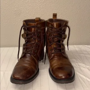 Aston Grey ROCKCASTLE 2 100686 Boots Brown Size 12,Men Lace up Boots, Zipper