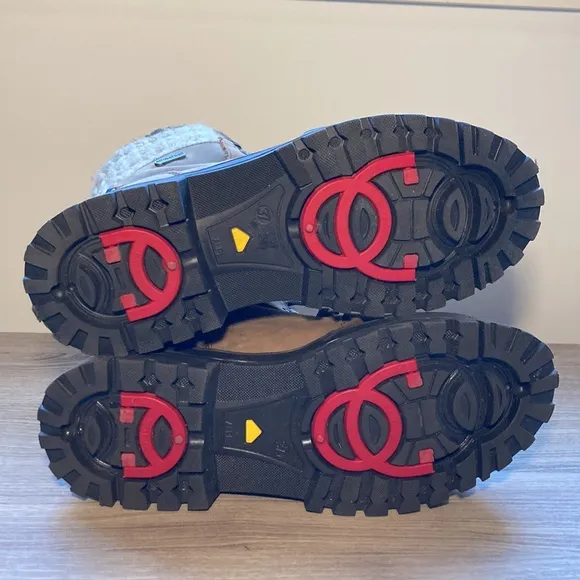 Attiba winter boots waterproof wool lining foldable ice cleat 37/6-6,5